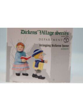 Dept 56 Dickens Village - Bringing Dickens Home